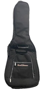 Road Runner Guitar Case Black Padded Gig Bag W/Double Shoulder Straps - Picture 1 of 5