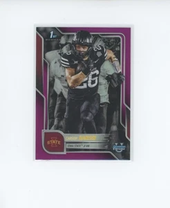 2025 Bowman U Chrome Carson Hansen #55 1st Bowman Pink Refractor 134/225 - Bild 1 von 2