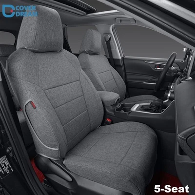 coverdream Custom-Fit 2014-2025 Toyota Corolla Seat Covers Cloth Seat Protector - Image 1 of 4