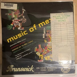 Carlos Chávez – Music of Mexico LP 1954 UK Brunswick VG+/VG+ Classical World - Bild 1 von 6