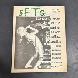 SFTG MAGAZINE Number Five CALIFORNIA 1980s Hardcore PUNK Blondie MISFITS Mission - Picture 1 of 7
