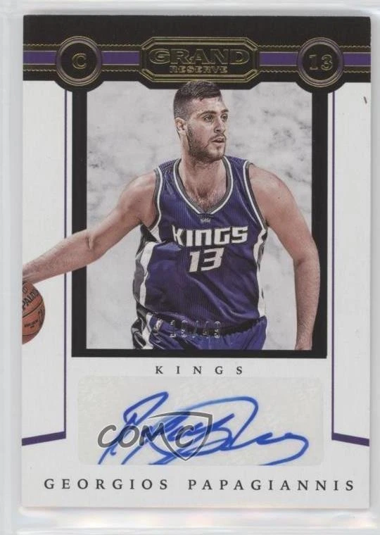 2016-17 Panini Grand Reserve /49 Georgios Papagiannis #29 Rookie Auto RC - Image 1 of 2