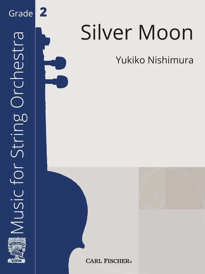 Silver Moon Score and parts string orchestra Nishimura Carl Fischer Music - Image 1 of 1