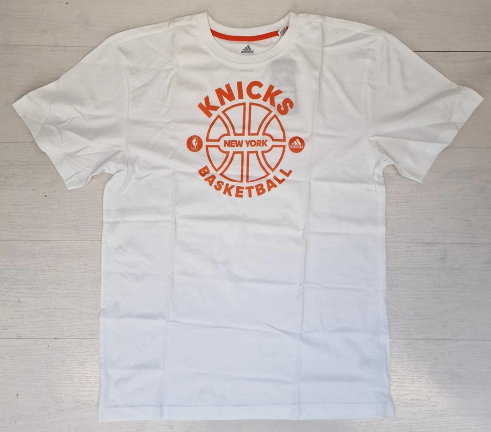 10221 ADIDAS BASKET NEW YORK KNICKS BASKET USA T-SHIRT MAGLIA - Immagine 1 di 3