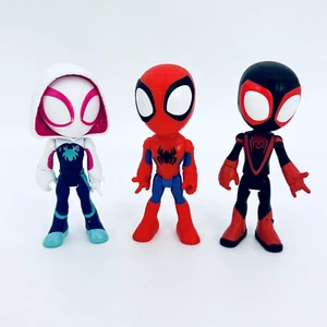 "Lote de figuras de acción de 4"" Marvel Spidey and His Amazing Friends Miles Ghost Spider" - Imagen 1 de 11