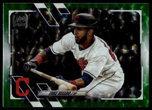 2021 Topps #356 Eddie Rosario Green #/499 - Picture 1 of 2