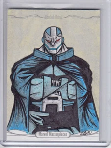 2016 Marvel Masterpieces Sketch APOCALYPSE by Ivan Rodriguez 😍 😍 1/1 - Bild 1 von 2