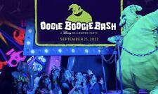 Oogie Boogie Bash ( 1 Ticket ) 09/25/22 Sunday September 25 2022 Disneyland