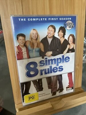 8 SIMPLE RULES - The Complete First Season 1, DVD Region 4, Rare OOP Sitcom - Image 1 of 2