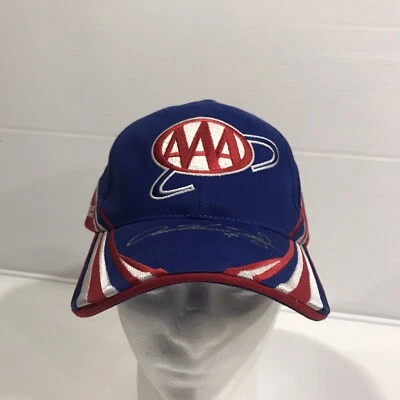 Sam Hornish Jr. AAA  Autographed Cap Hat Penske Racing #77 NASCAR - Image 1 of 4