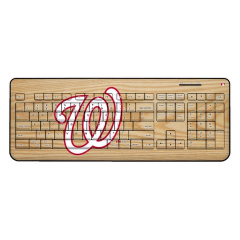 Washington Nationals Wood Bat Wireless USB Keyboard Cover
