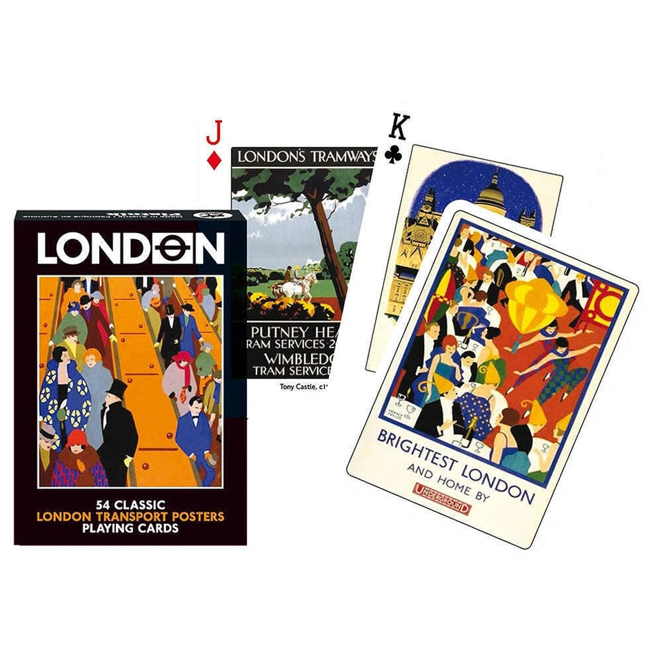 London Transport Posters Playing Cards - Image 1 of 1
