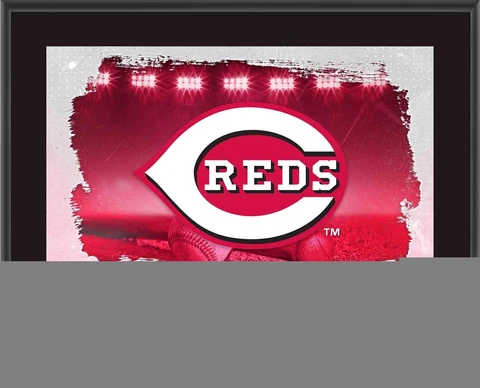 Cincinnati Reds 10.5" x 13" Sublimated Horizontal Team Logo Plaque Cover