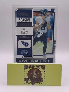 2023 Panini Contenders Pink Rookie Will Levi's #97 - Bild 1 von 3