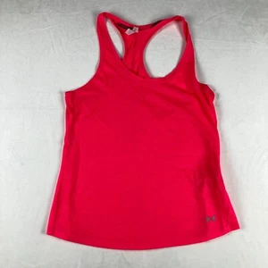 Under armour Run Tank Womens Medium Red Seamless Racerback Reflective Logo - Picture 1 of 10