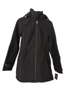 Gallery NY Coat Women’s Coat Water Resistant Hooded Jacket In Black, Size S - Picture 1 of 11