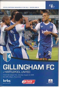 2009/10 GILLINGHAM V HARTLEPOOL UNITED 22-08-2009 LEAGUE ONE - Bild 1 von 1