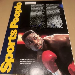 Lennox Lewis Autographed Signed Magazine Page 3 Time World Heavyweight Champion - Picture 1 of 5