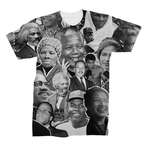 Maglietta Collage Foto Attivisti Diritti Neri  - Foto 1 di 2