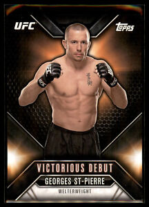 2015 Topps UFC MMA Chronicles Victorious Debut Insert Georges St-Pierre Quantity