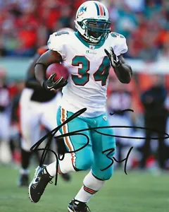 Foto firmada por Ricky Williams de los Miami Dolphins 8x10 Certificado de Autenticidad 1 - Imagen 1 de 1