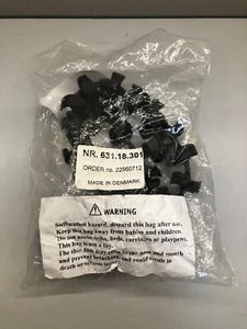 NEU Hafele 631.18.301 vertikaler Drahtführungskabelmanager schwarz NEU-versiegelt - Bild 1 von 9