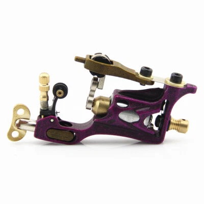 纹身电机机合金旋转枪衬里着色器轻便紫色初学者 — 第 1/4 张图片