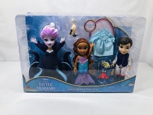 Disney The Little Mermaid Ariel, Ursula & Eric Petite Gift Set BRAND NEW! - Picture 1 of 19