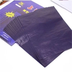 100pcs 32 open Transfer Paper Blue Copy Tracing Paper Blue Carbon Paper Office - Photo 1/8