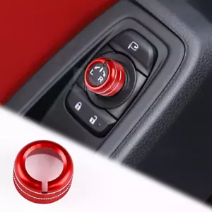 For Subaru BRZ GR86 2021-2023 Red Aluminum Alloy Rearview Mirror Adjustment Knob - Picture 1 of 5