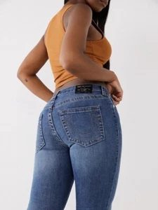 Jean corto súper ajustado True Religion Halle para mujer | Hrzm | Talla 33 - Imagen 1 de 3