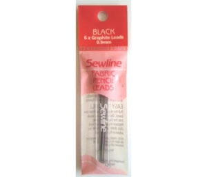 Premium Qualität Sewline Druckbleistift Stoff schwarz Mine Minen 6er Pack - Bild 1 von 1