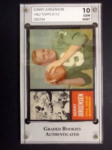 Sonny Jurgenson 1962 Topps #115 ¡Como nueva 10! - Imagen 1 de 2
