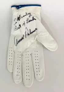 Arnold Palmer Autographed Signed Professional Model Golf Glove AMCo COA 26114 - Picture 1 of 4