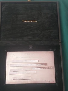 Theo Fennell Silver Telegram Derf (Fred Farebrother) from Bob Halley Elton John - Picture 1 of 20