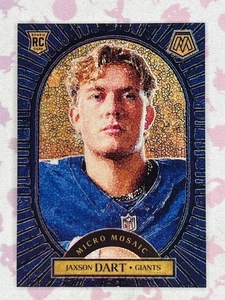 2025 Panini Mosaic Jaxson Dart Micro Mosaic Case Hit RC - New York Giants - Bild 1 von 2