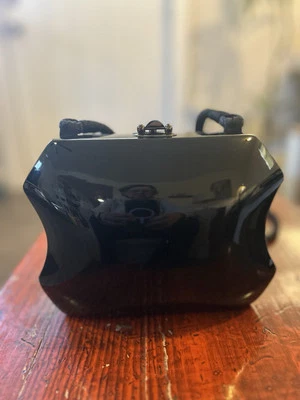 Original Design By Timmy Woods Beverly Hills Handmade Acacia Wood In Solid Black - Image 1 of 4