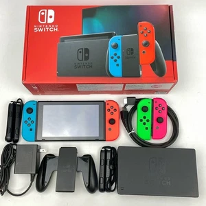 Nintendo Switch HAC-001(-01) Console All Accessories Selectable Set 1Day Ship V2 - Picture 1 of 14