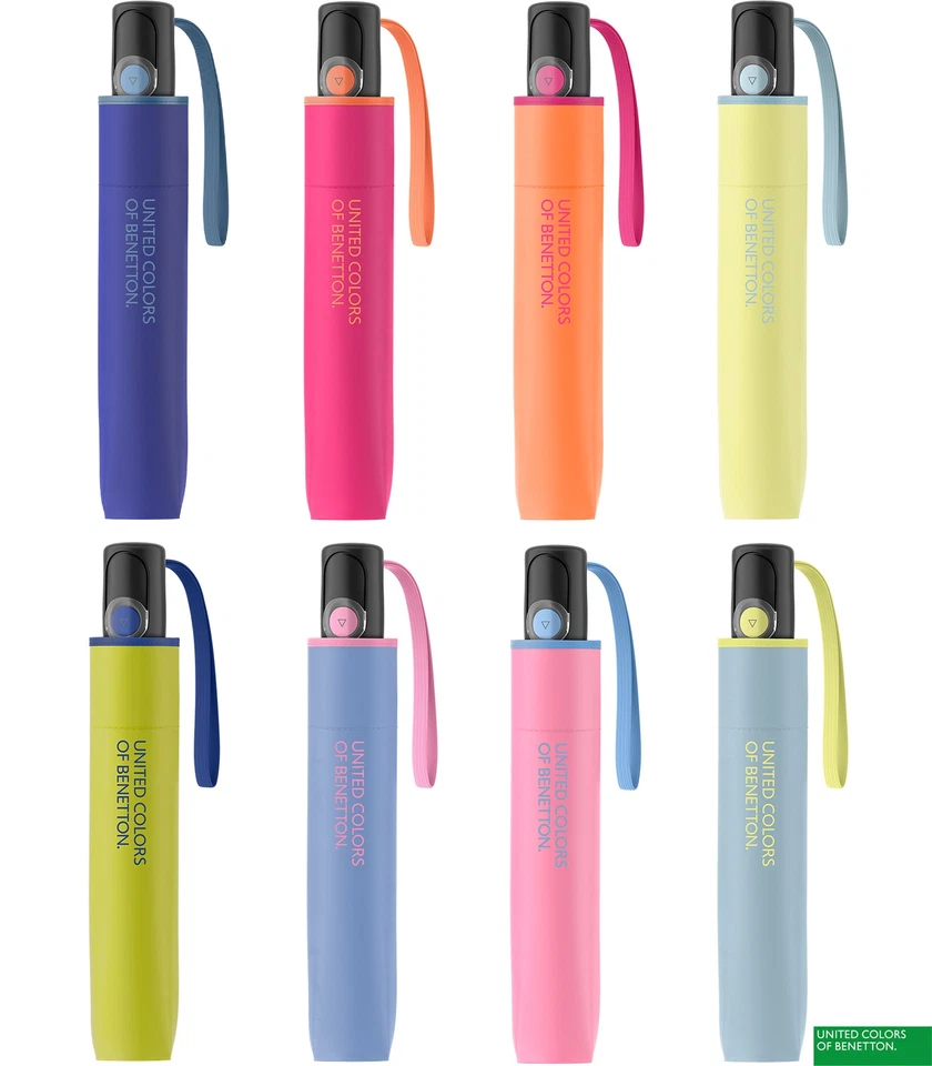UNITED COLORS OF BENETTON Benetton Regenschirm Taschenschirm Mini Auf-Automatik Damen klein leicht HW 2025
