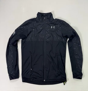 Under Armour Catalyst Men's Small Full Zip Jacket Vented Active Pockets Black - Picture 1 of 10