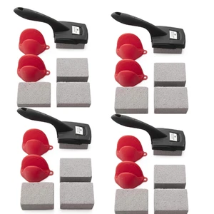 4-Pack Collection Beyond Pumice Stones – BBQ Cleaning Bricks for Grill, Outdoor - Picture 1 of 10