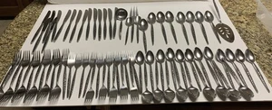National Stainless Japan Rio Vista 75 pcs Lot Flatware - Picture 1 of 7