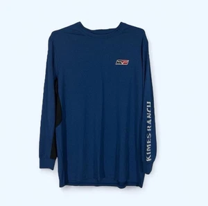 T-shirt Kimes Ranch uomo K1 Tech Tee blu navy misto poliestere erica GRANDE - Foto 1 di 7
