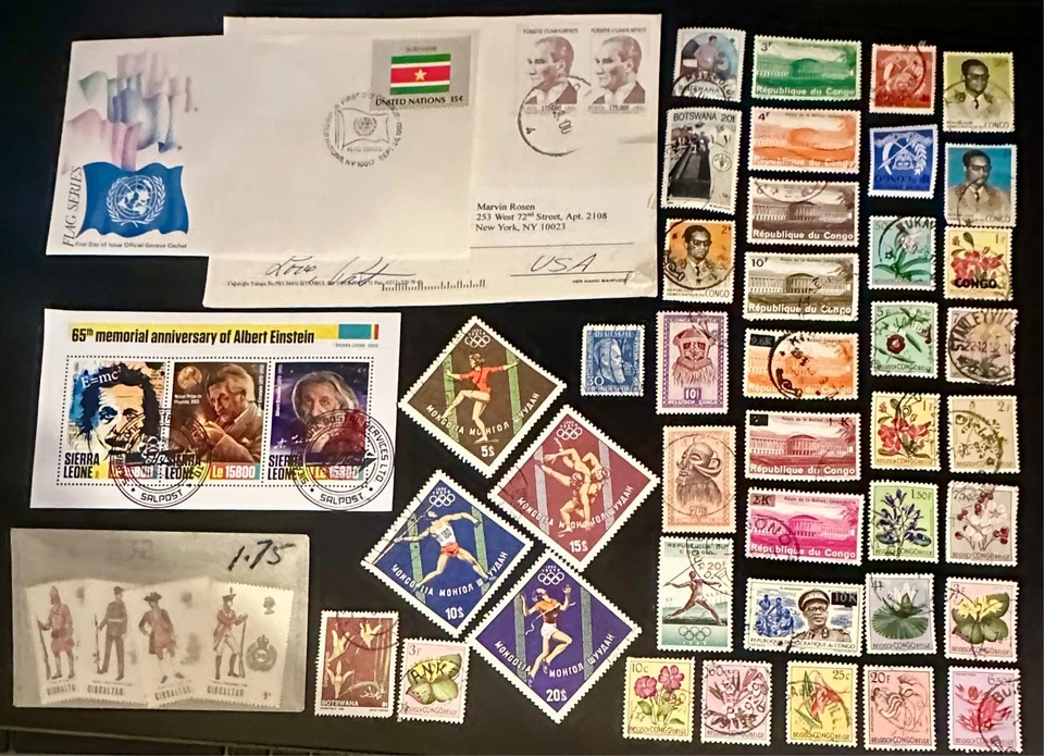 B700, 50+ estampillas únicas, inusuales, menos comunes, juegos, hojas de recuerdo, cubiertas Foto 1 de 1