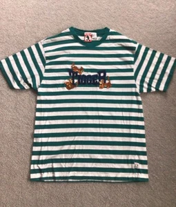 Vintage Mickey Inc. Disney Tigger Embroidered Striped Shirt White Green Size XL - Picture 1 of 8