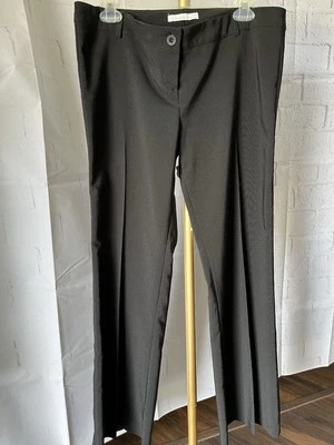 Pantalones de vestir negros con pliegues delanteros y traseros Charlotte Russe talla 11 para dama Foto 1 de 4