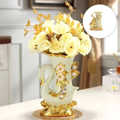 Ceramic Decorative Vases Elephant Art Piece For Living Room Centerpieces Decors - image 1 of 4