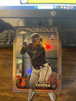 2024 Topps Pro Debut - Chrome Braylin Tavera #PDC-161 (RC) - Image 1 of 2