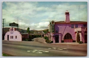 Postal Mission Bell Motel Ventura California CA Roadside cromada c1950 - Imagen 1 de 2
