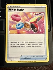 Power Tablet 236/264 Swsh08: Fusion Strike Regular - Picture 1 of 2